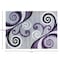 Flash Furniture Purple 5' x 7' Distressed Abstract Area Rug OKR-RG1100-57-PU-GG - alternate 2